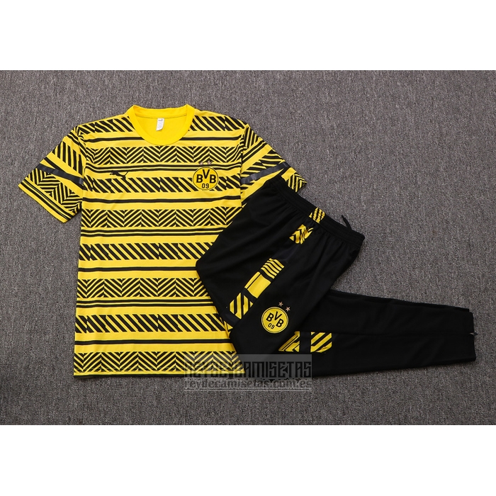Chandal del Borussia Dortmund Manga Corta 2022-2023 Amarillo